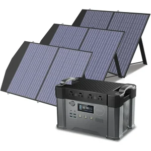 S2000 Pro 2400W MPPT Solar Generator with Panels Included