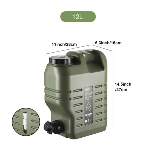 Desert Fox Military Water Tank Carrier with Spigot – 10L/12L/18L/25L